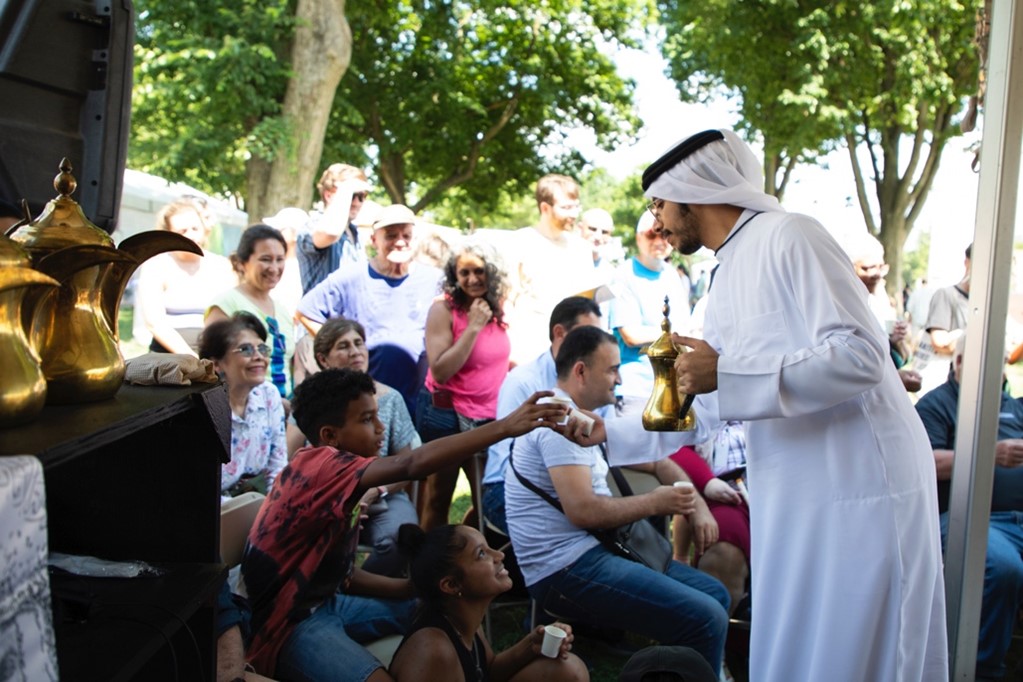 UAE coffee demonstration and tasting