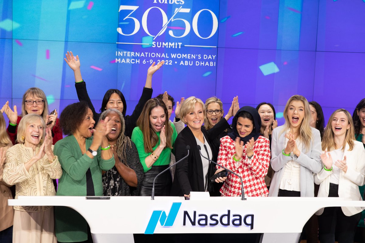 Consul General Amna Binzaal Almheiri at Nasdaq