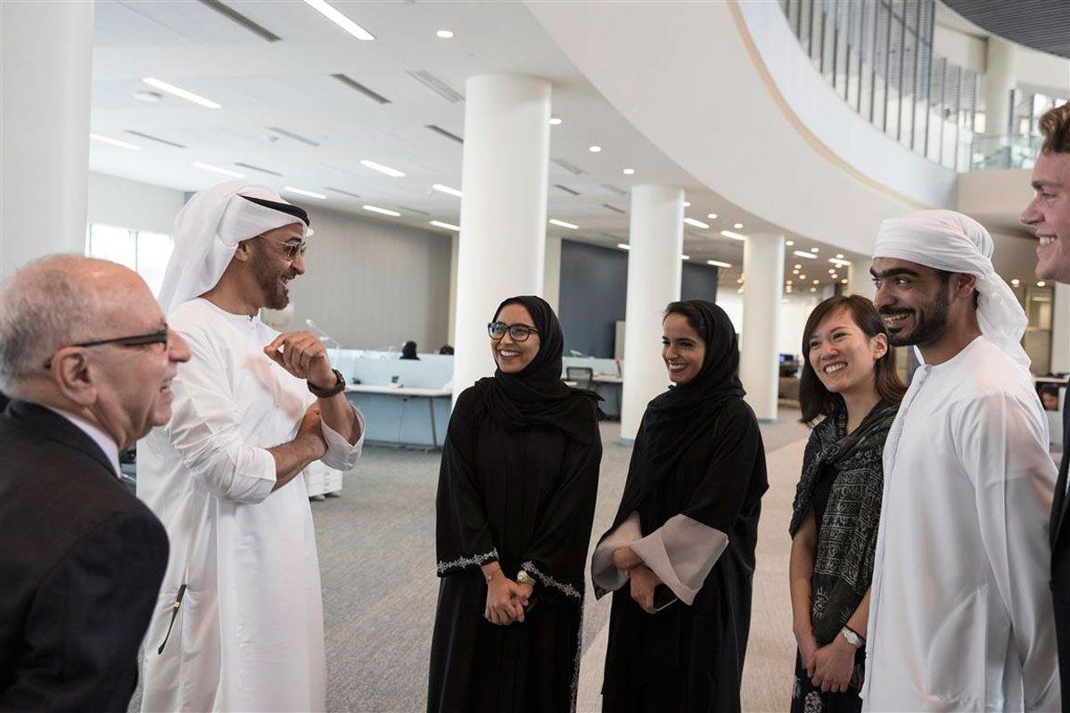 HH Sheikh Mohamed Bin Zayed Al Nahyan visiting New York University