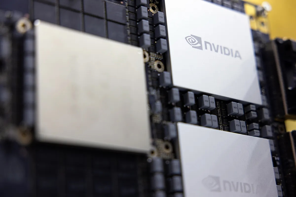 An Nvidia Corp. GB200 Grace Blackwell superchip.Photographer: Annabelle Chih/Bloomberg