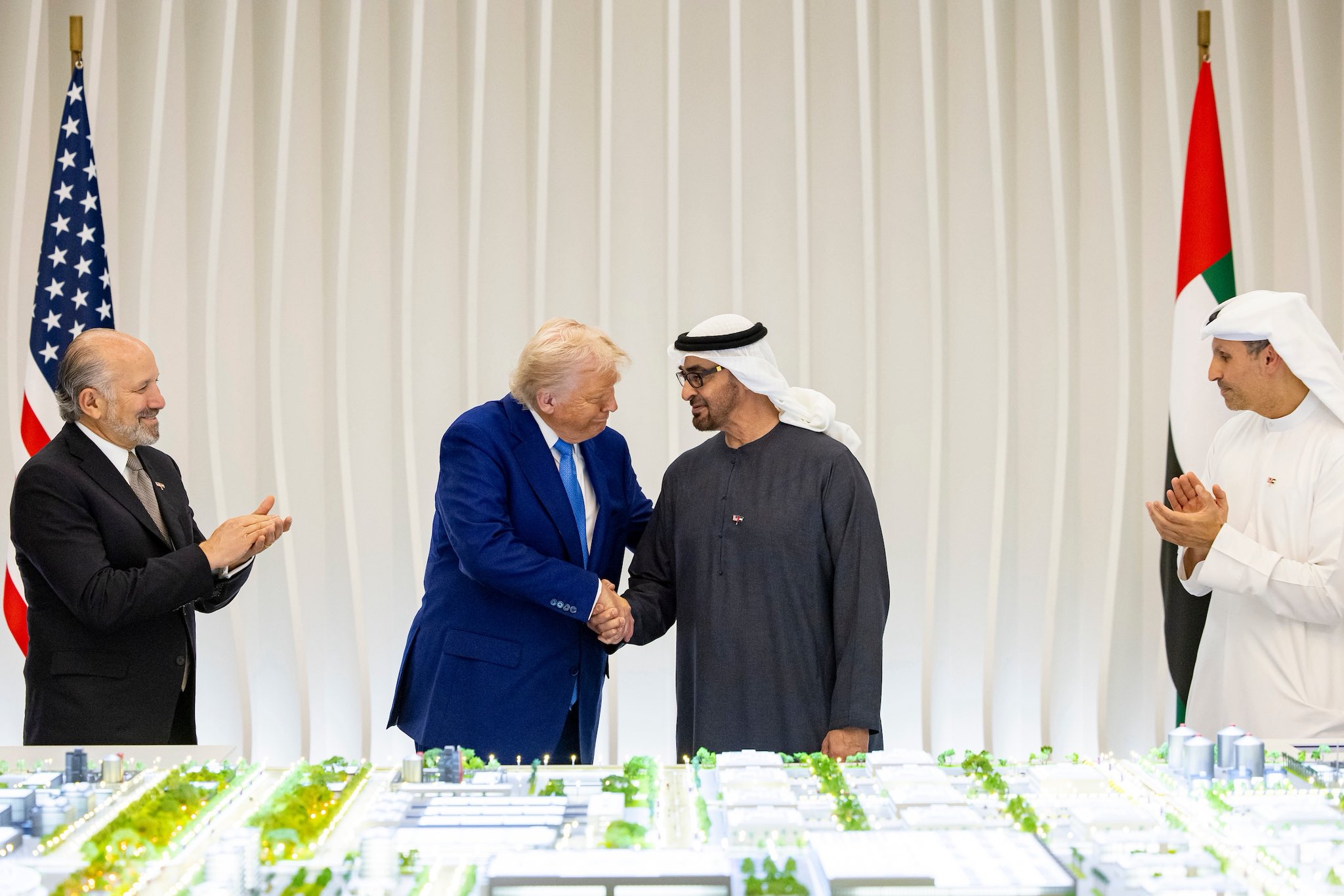 President Trump and President HH Mohammed Bin Zayed AI Campus