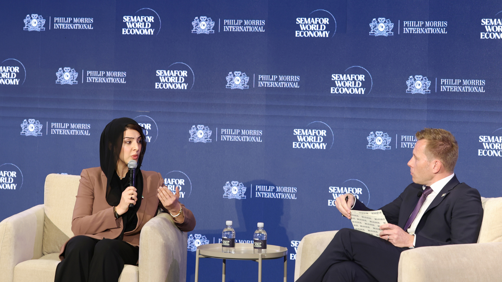 HE Reem Al Hashimy at Semafor World Economy Summit
