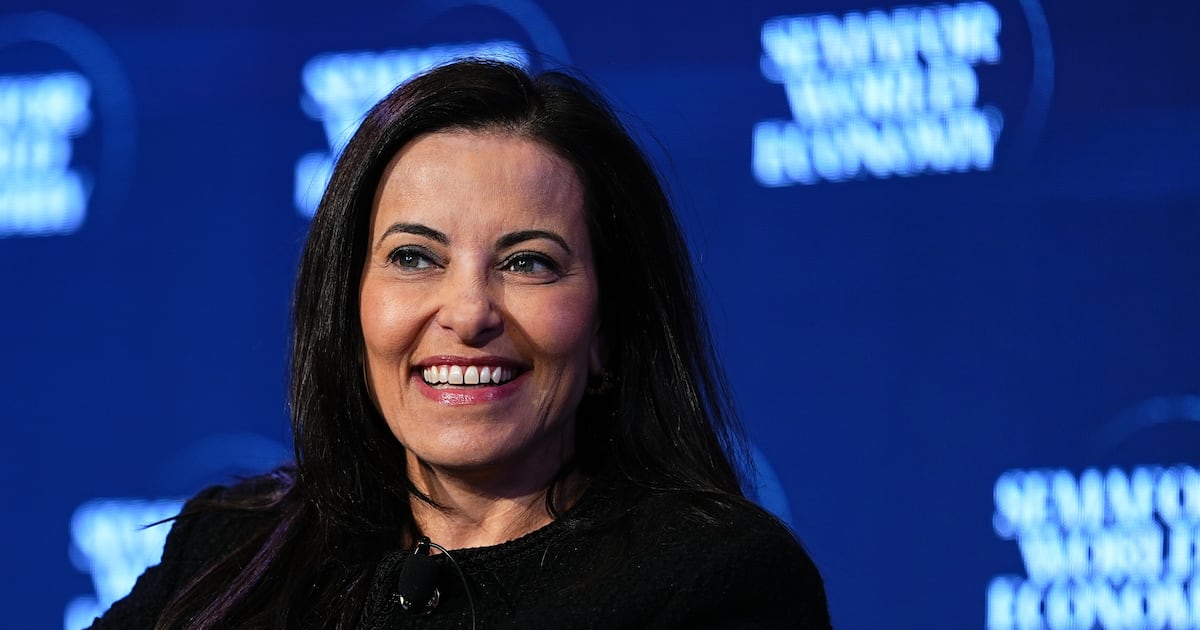 Dina Powell McCormick, the president of Meta. Bloomberg