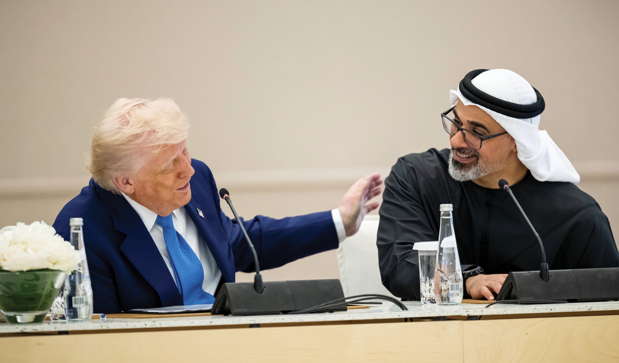 President Trump & and Crown Prince Sheikh Khaled bin Mohamed bin Zayed Al Nahyan