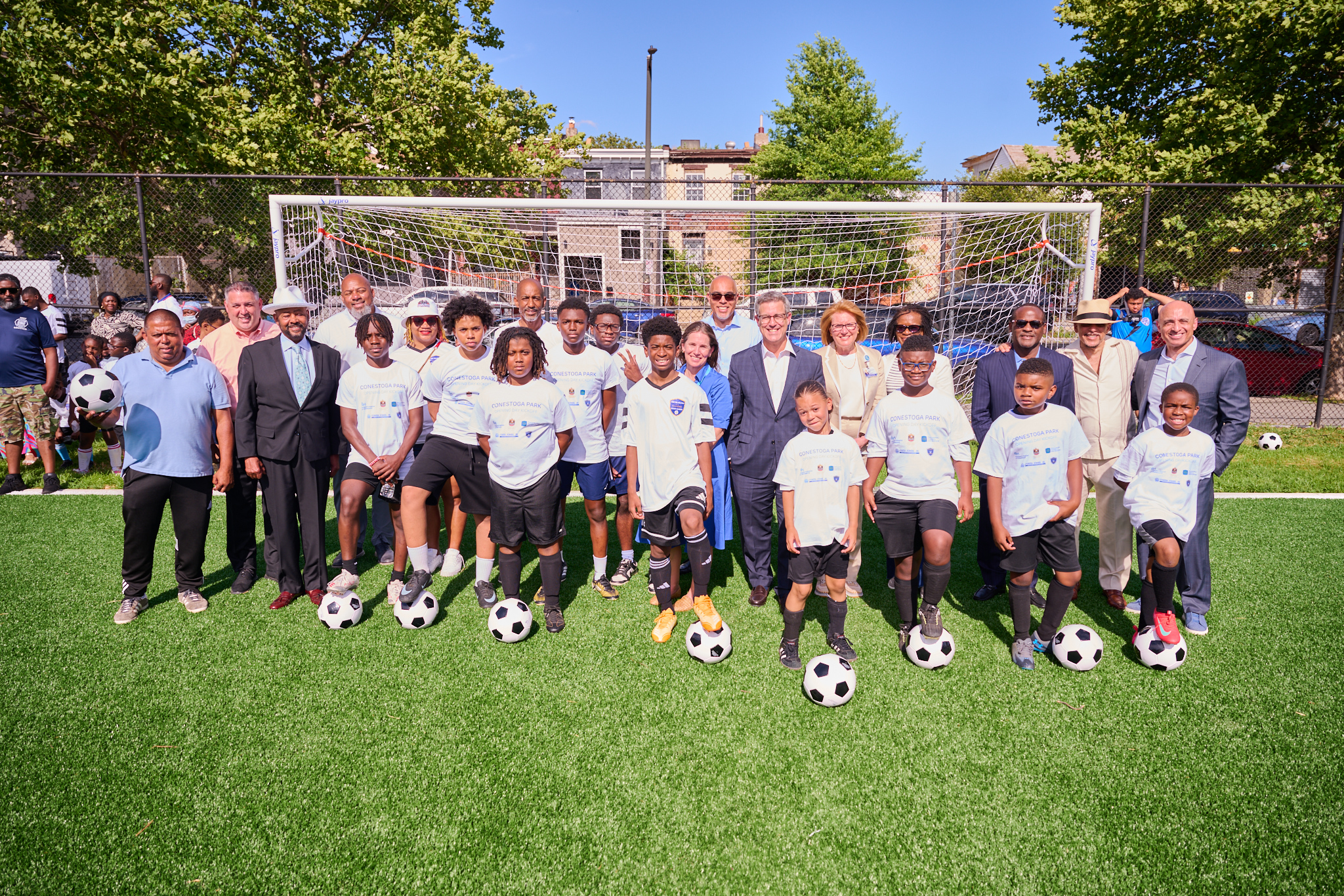 Conestoga Field dedication event