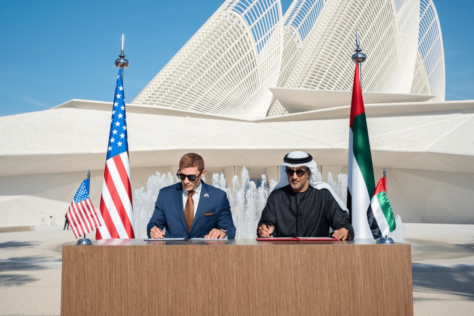 two men at desk