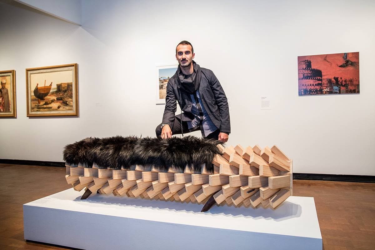  "Past Forward, Contemporary Art From the Emirates" UAE art exhibit opens third exhibition on its US tour at the Fowler Museum at UCLA, in partnership with Meridian International Center.