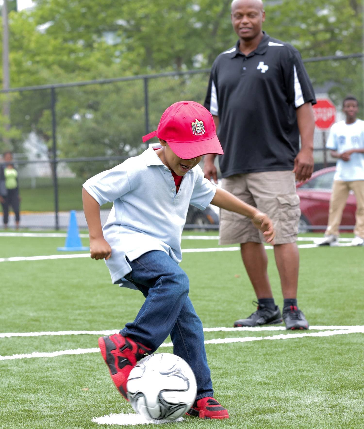  Thousands of deserving kids benefitted from soccer fields that have been constructed in Atlantic City, Dallas, Washington, DC, New York City, East Los Angeles, Chicago and Miami as a key component of UAE’s community efforts in the US. http://uaeusaunited.com/story/community-soccer.