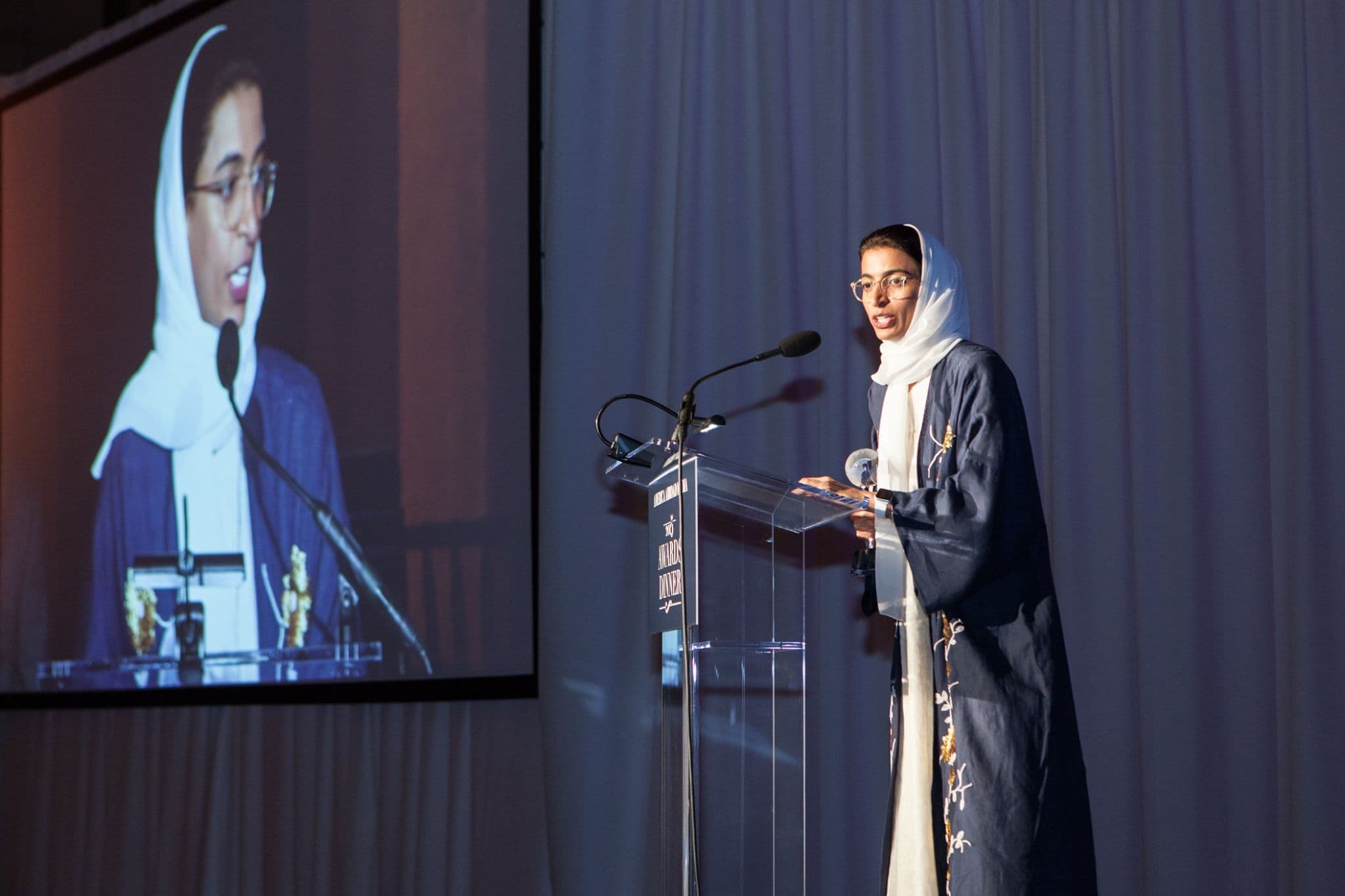 America Abroad Media Honored Noura Al Kaabi- This week, America Abroad Media honored Twofour54 Abu Dhabi CEO Noura Al Kaabi for her role in leading the United Arab Emirates’s growing media industry at their “Power of Film” Awards Dinner at the Andrew W. Mellon Auditorium in Washington, D.C. honoring outstanding leaders whose work exemplifies the power of media to inform, educate, and empower citizens on critical social and public policy issues. http://ow.ly/TY1bR