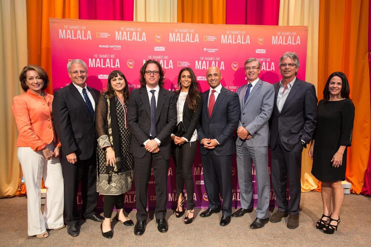 Ambassador Yousef Al Otaiba and UAE Embassy in Washington, DC diplomats had the honor of joining director Davis Guggenheim, Fox Searchlight Pictures and Malala Fund at National Geographic for the screening of He Named Me Malala, produced by Imagenation Abu Dhabi. In 2011, the United Arab Emirates quickly responded to help save Malala Yousafzai's life after being shot by the Taliban and continues to stand #withMala in support of education, equal rights and opportunities for girls world-wide. #UAEUSA #HeNamed