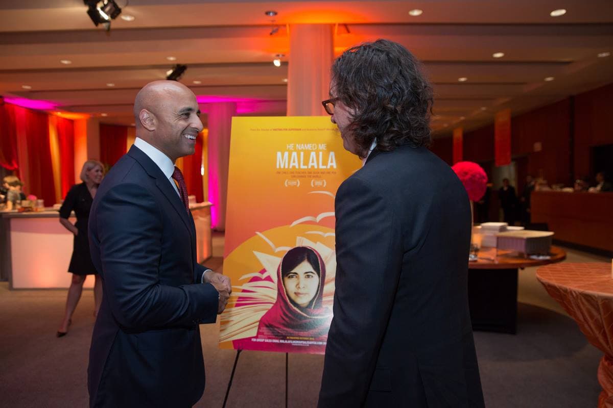 Ambassador Yousef Al Otaiba and UAE Embassy in Washington, DC diplomats had the honor of joining director Davis Guggenheim, Fox Searchlight Pictures and Malala Fund at National Geographic for the screening of He Named Me Malala, produced by Imagenation Abu Dhabi. In 2011, the United Arab Emirates quickly responded to help save Malala Yousafzai's life after being shot by the Taliban and continues to stand #withMala in support of education, equal rights and opportunities for girls world-wide. #UAEUSA #HeNamed