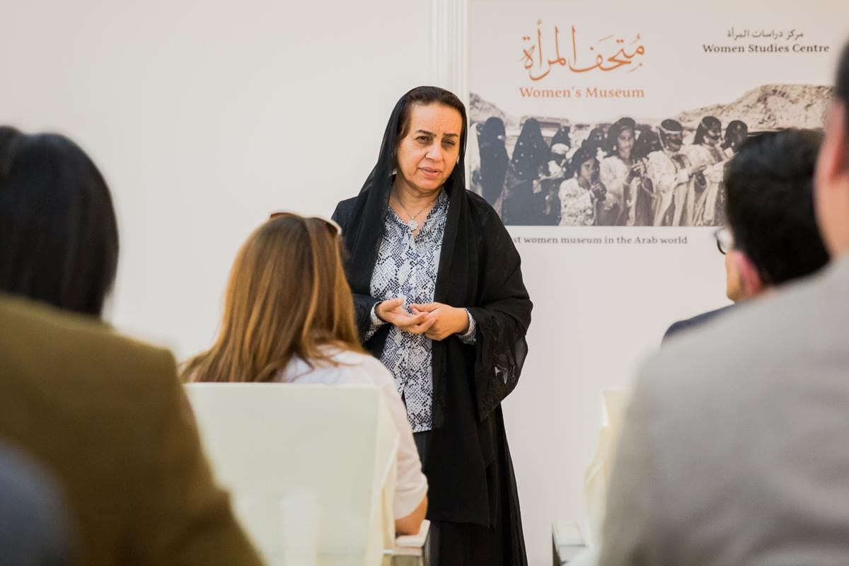 Visiting Harvard University students, including Emirates Leadership Initiative Fellows visit one of the only museums in the world dedicated to the history and achievements of women. The Women’s Museum in Dubai is a national archive of women in the UAE, showcasing aspects of all UAE #women in history, social contexts, their status in society and family.