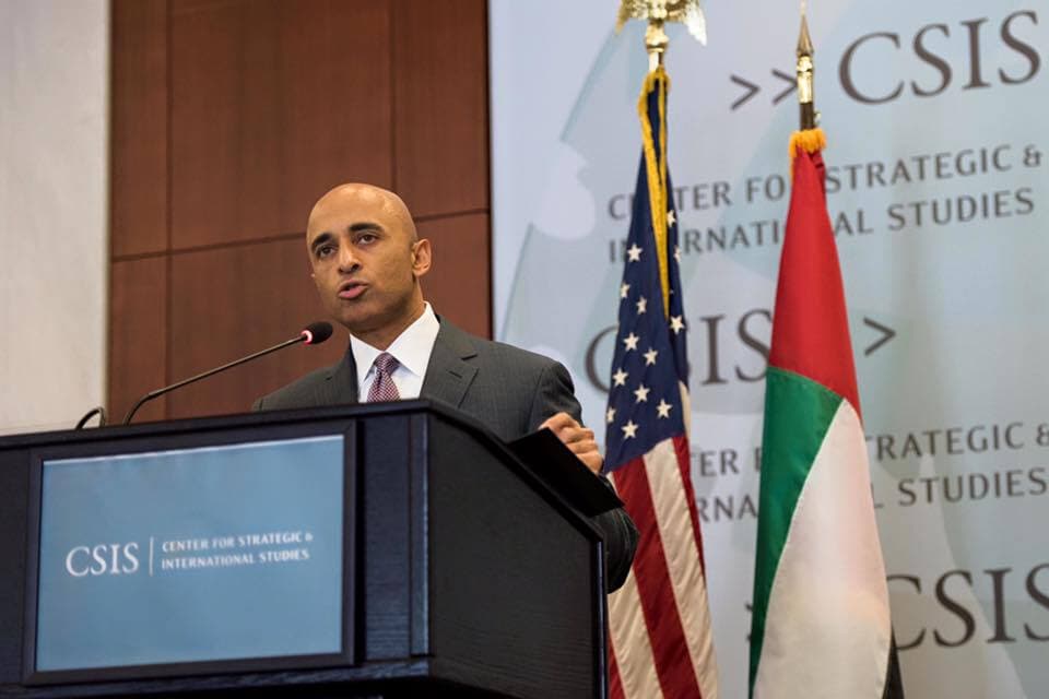 At a CSIS | Center for Strategic & International Studies forum, United Arab Emirates Ambassador to the United States Yousef Al Otaiba discussed regional challenges posed by ‪#‎ISIS‬ and Iran, and highlighted the role of the ‪#‎UAE‬ as the “promise of a new Middle East., reiterating UAE’s commitment to defeating ‪#‎extremism‬ and ‪#‎terrorism‬ in all forms, as well as its leadership in offering a new vision for the region based on an alternative ideology, modernity and forward-thinking. 