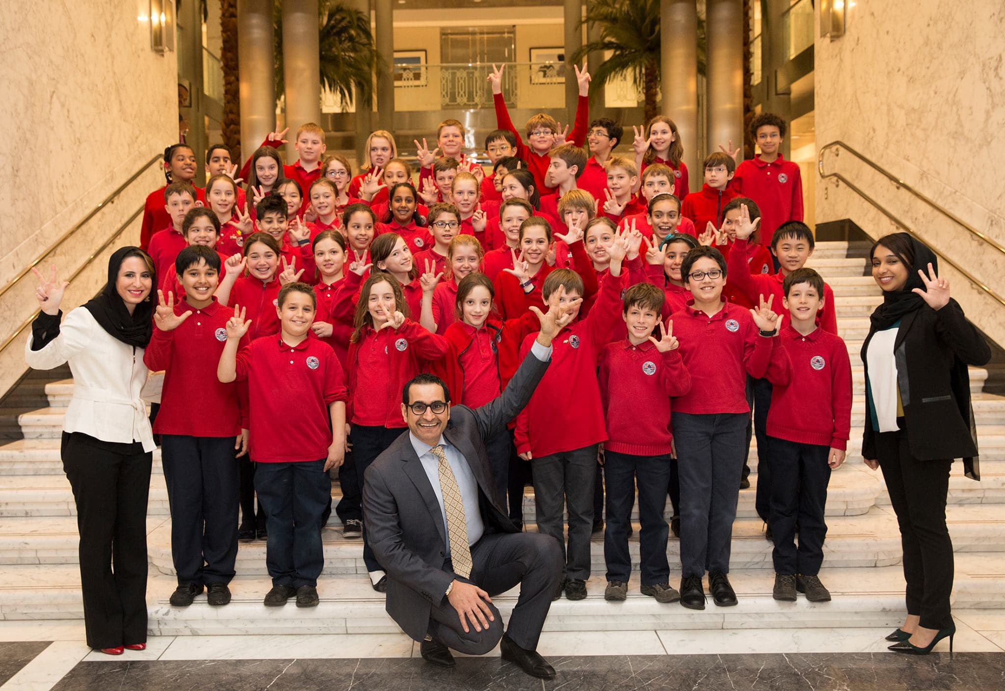 An inspirational visit exchanging cultures and sharing stories with our Friends of The British International School of Washington. UAE Embassy in Washington, DC Deputy Chief of Mission, His Excellency Omar Al Shamsi and diplomats recently hosted a group of exceptional students to the embassy to discuss the culture, history and heritage of the United Arab Emirates. ‪#‎UAEUSA‬