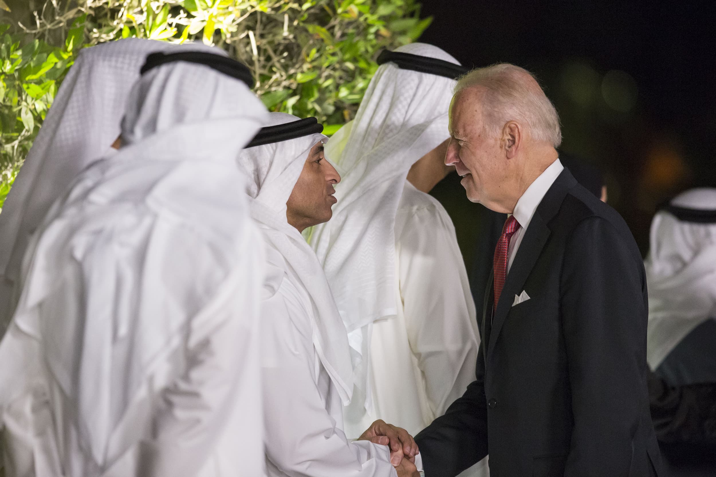 United States Vice President Joe Biden (pictured with Yousef Al Otaiba, UAE Ambassador to the United States) conducted a two-day visit to the UAE, which underscored the strong bilateral relationship between the two countries. During the visit, the US Vice President called the bond between the UAE and US "one of the most significant in the region" and highlighted the UAE's role in the fight against ISIL and extremism. 