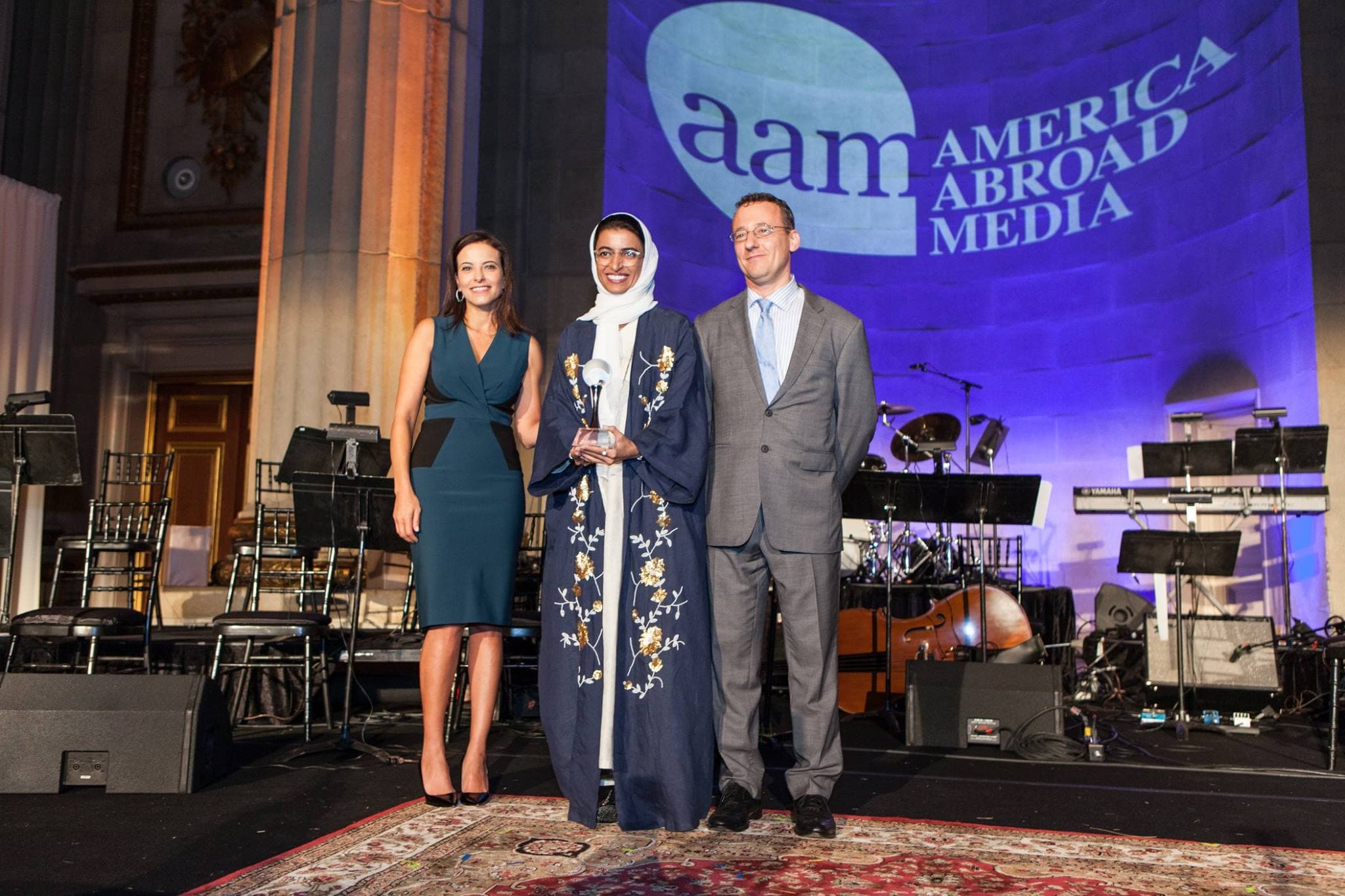 America Abroad Media honored Twofour54 Abu Dhabi CEO Noura Al Kaabi for her role in leading the United Arab Emirates’s growing media industry at their “Power of Film” Awards Dinner at the Andrew W. Mellon Auditorium in Washington, D.C. honoring outstanding leaders whose work exemplifies the power of media to inform, educate, and empower citizens on critical social and public policy issues. http://ow.ly/TY1bR