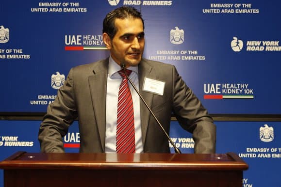 UAEHK 10K Reception Omar Speaking