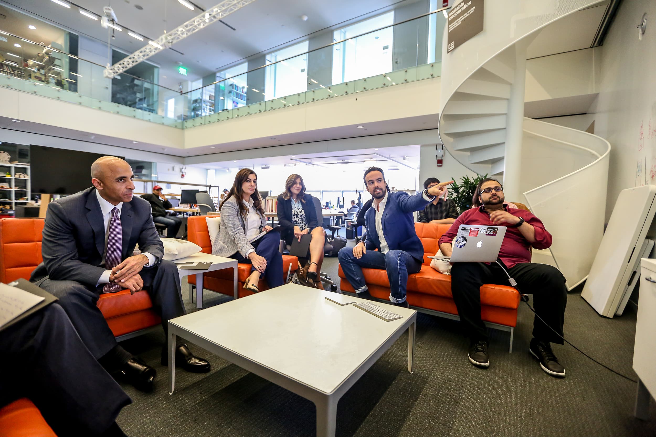 Ambassador Yousef Al Otaiba visits Massachusetts Institute of Technology (MIT) Media Lab in Cambridge to meet with Director Joi Ito, Faculty and innovators including #Emirati post graduate students to discuss #UAEUSA shared initerests in technology and innovation during the ambassador's outreach trip to Boston in October 2016
