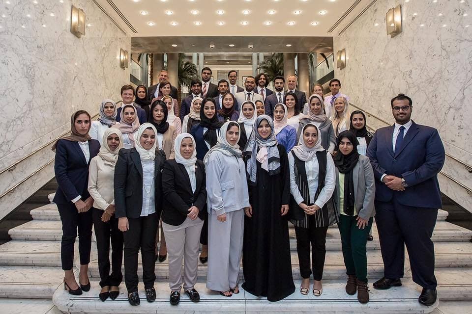 Honored to host a dynamic group of #UAE's future diplomats from the Emirates Diplomatic Acaedmy & participate in their international relations training. #UAEUSA. فخورين باستضافة مجموعة من دبلوماسيي المستقبل والمشاركة في برنامجهم التدريبي في العلاقات الدولية - July 2016