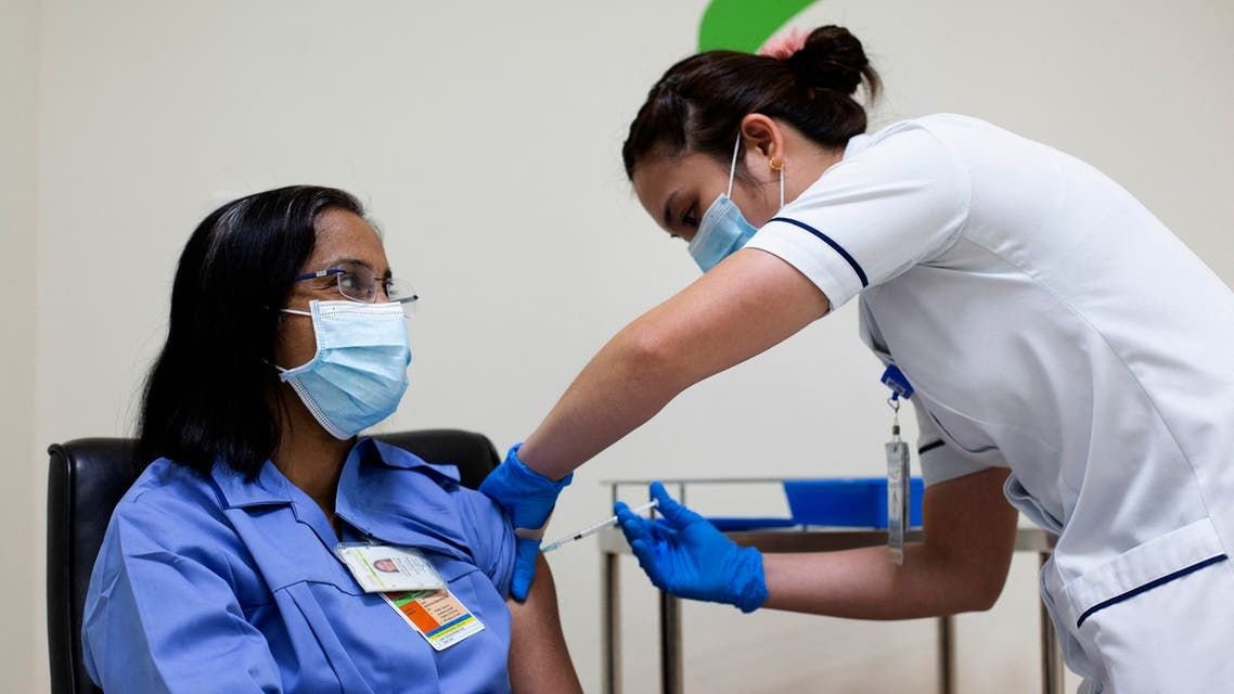 Getting a vaccine in the UAE