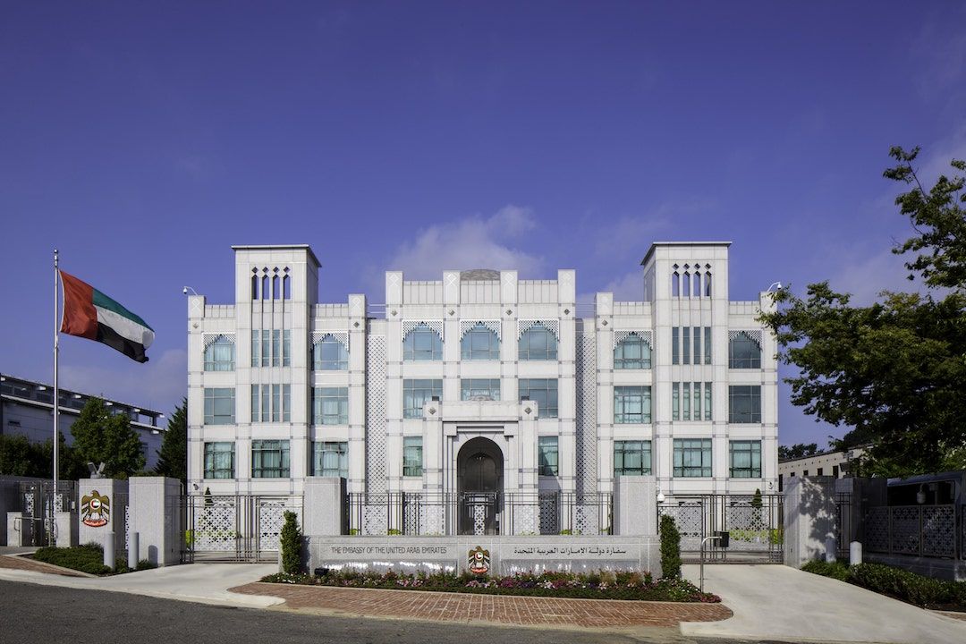 UAE Embassy exterior in Washington DC