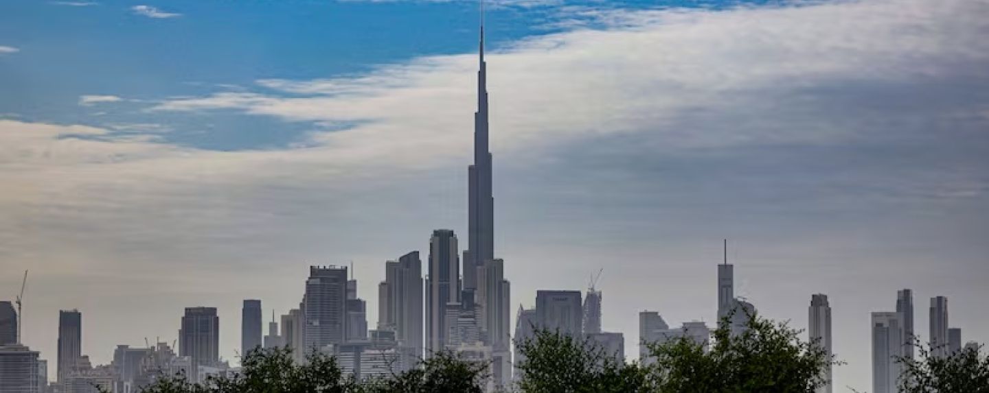 Burj Khalifa in Dubai. Bloomberg, Deloitte and HSBC say they remain invested in the region's future. EPA