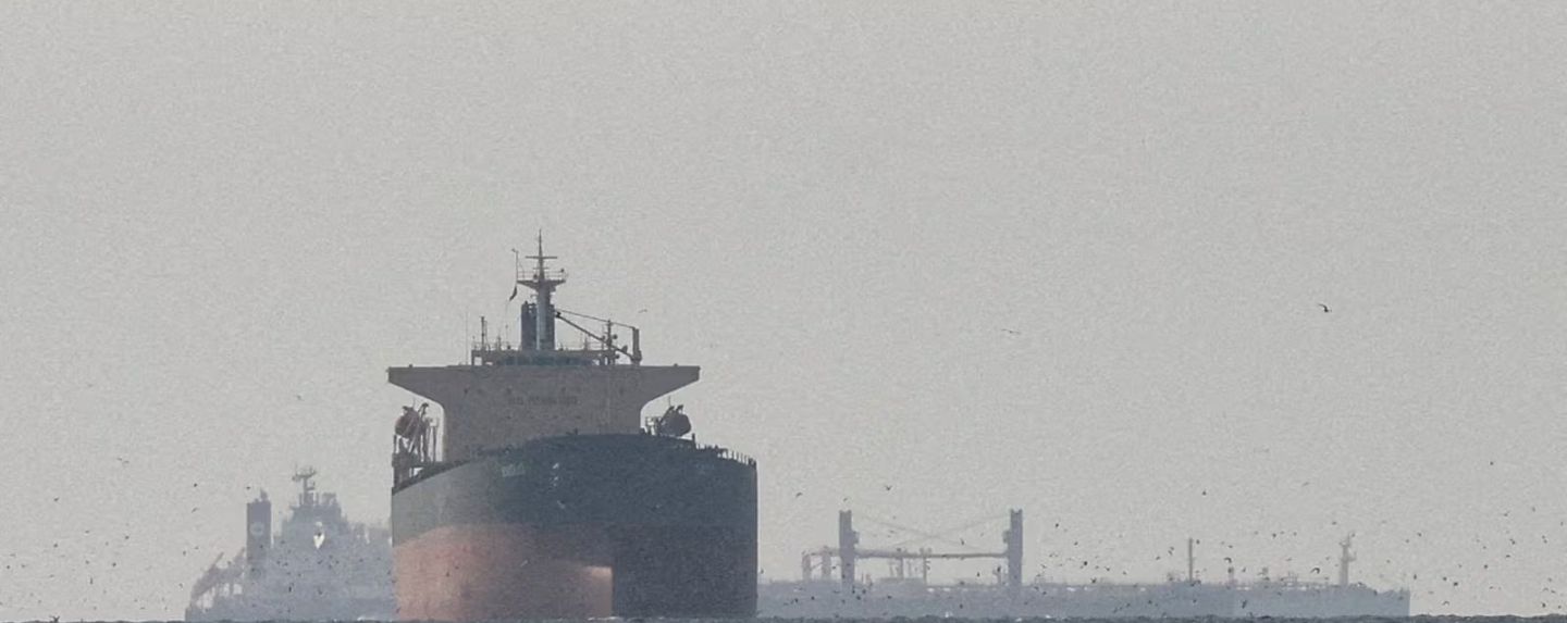 Cargo ships in the Persian Gulf near the Strait of Hormuz, as seen from northern Ras al-Khaimah, United Arab Emirates, amid the US-Israeli conflict with Iran. Picture: REUTERS/Stringer/File Photo (Stringer)