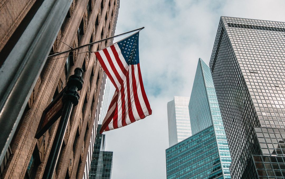 usa flag nyc