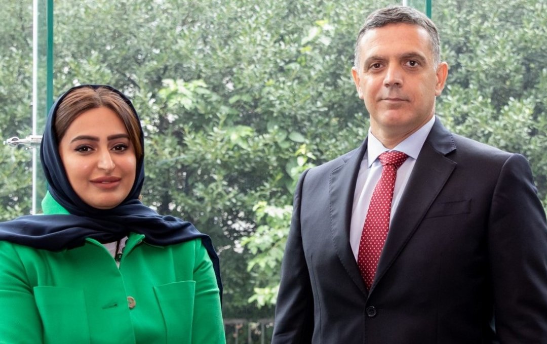 Alia Al Suwaidi with Amit Zarouk