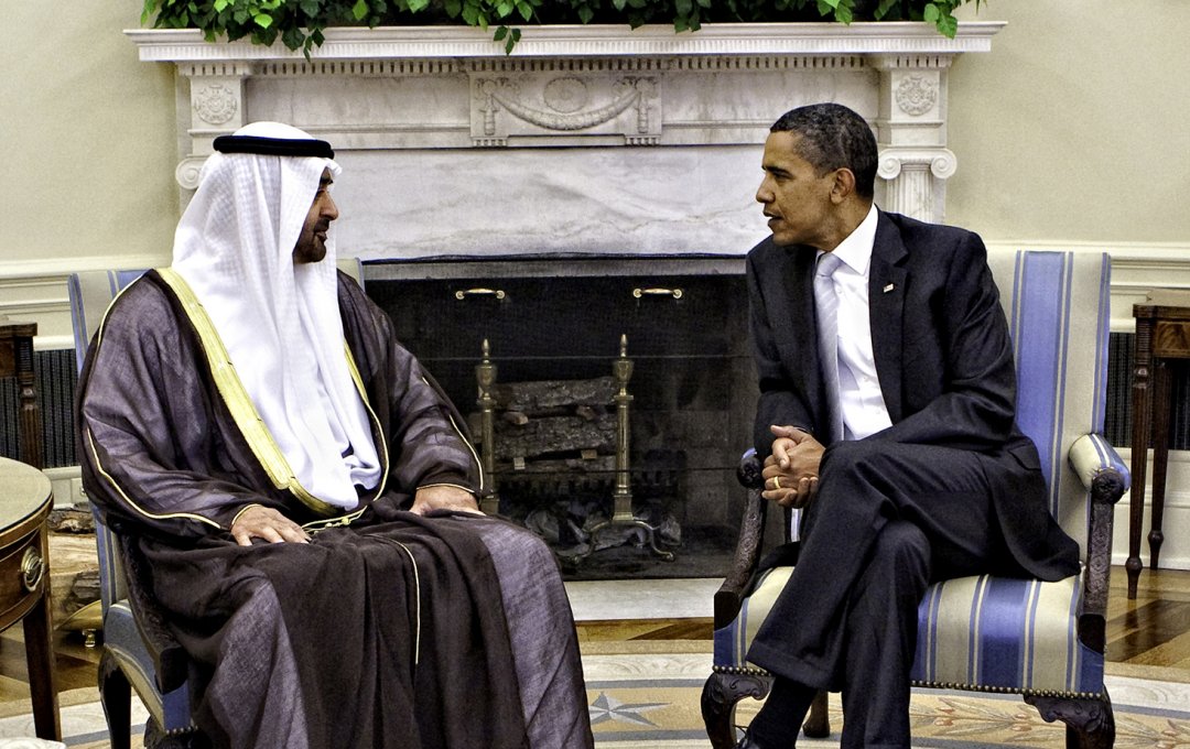 Sheikh Mohamed bin Zayed Al Nahya Meets with US President Barack Obama