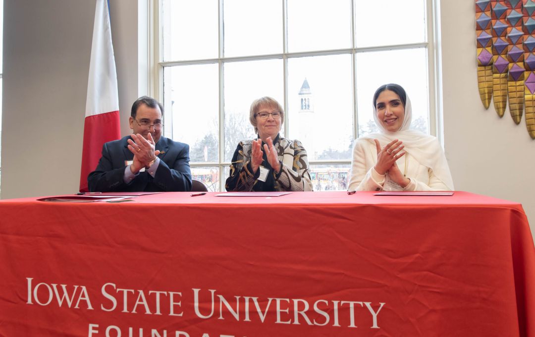 UAE Embassy Officials with ISU Foundation Officials 