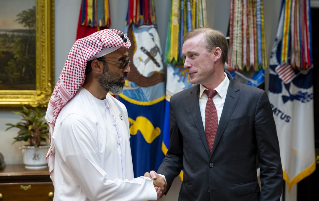 HH Tahnoon bin Zayed and Jake Sullivan 