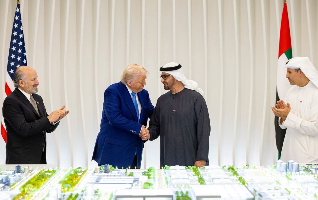 President Trump and President HH Mohammed Bin Zayed AI Campus