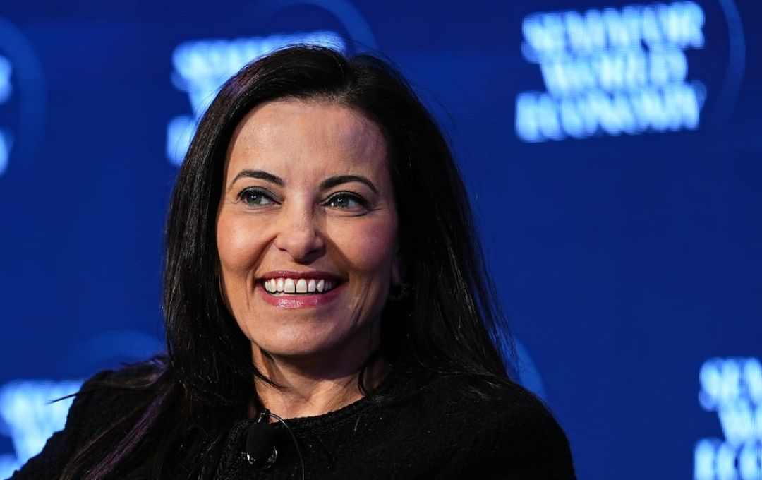 Dina Powell McCormick, the president of Meta. Bloomberg