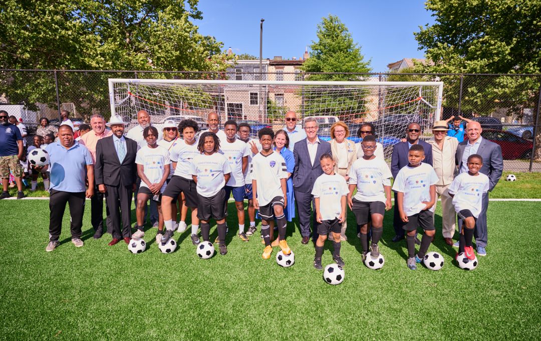 Conestoga Field dedication event