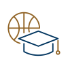 uae nba basketball school icon